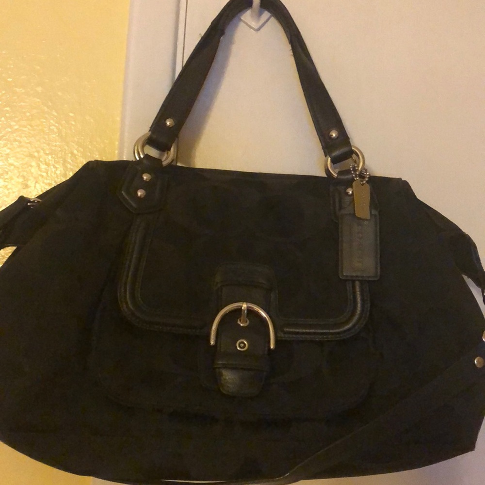 Coach Signature Campbell Large Shoulder Bag F25292